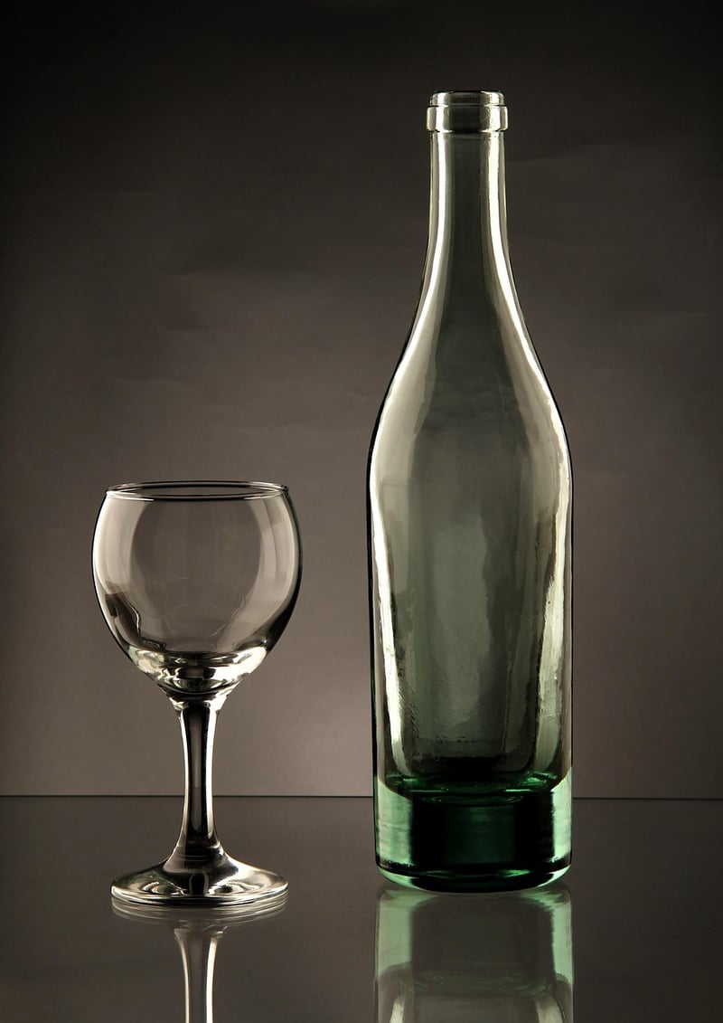 Upcycled Wine Bottle Vases